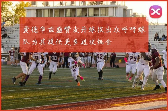 爱德华兹盛赞麦丹球技出众呼吁球队为其提供更多进攻机会